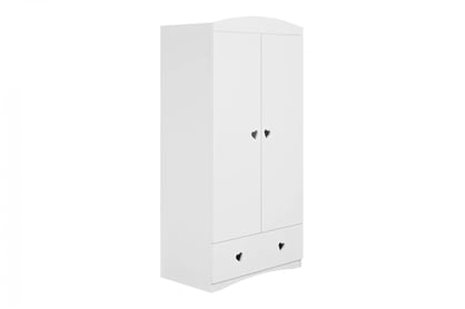Dulap copii Pateri 90 cm - alb dulap dziecieca Pateri 90 cm - bialy