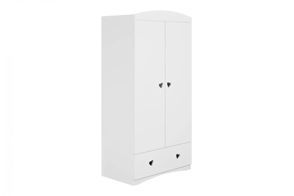 Dulap copii Pateri 90 cm - alb dulap dziecieca Pateri 90 cm - bialy