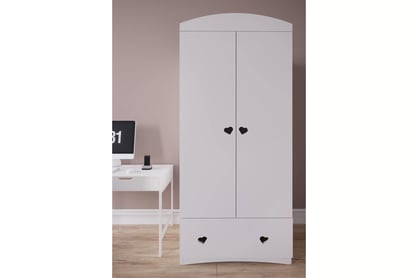 Dulap copii Pateri 90 cm - alb dulap dziecieca Pateri 90 cm - bialy
