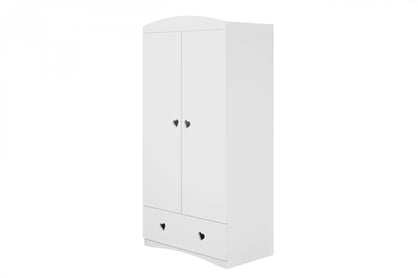 Dulap copii Pateri 90 cm - alb dulap dziecieca Pateri 90 cm - bialy