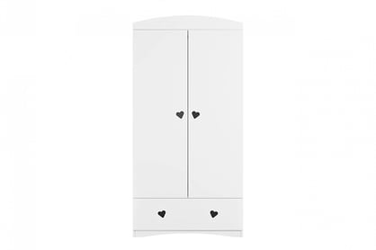 Dulap copii Pateri 90 cm - alb dulap dziecieca Pateri 90 cm - bialy