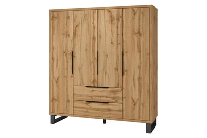 Dulap Halle 20 cu sertare - 191 cm - stejar wotan