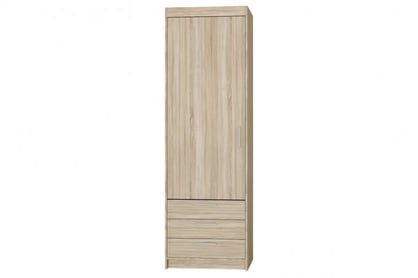 Dulap Luiza 1D3S cu sertare 60 cm - stejar sonoma
