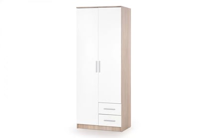Lima gardrób - 80 cm - sonoma tölgy / fehér