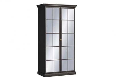 skříň Emolio 102 cm se zrcadlem - grafit