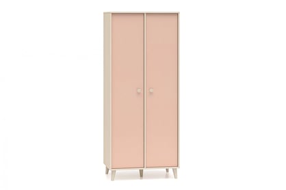 Marla gardróbszekrény 80 cm - sivatagi homok / millennial pink