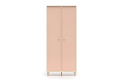 Marla gardróbszekrény 80 cm - sivatagi homok / millennial pink ruhásszekrény Marla 80 cm - piasek pustyni / millenial pink