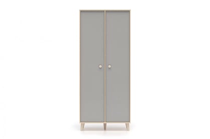 Marla gardróbszekrény 80 cm - sivatagi homok / szürke palládium ruhásszekrény Marla 80 cm - piasek pustyni / szürke pallad