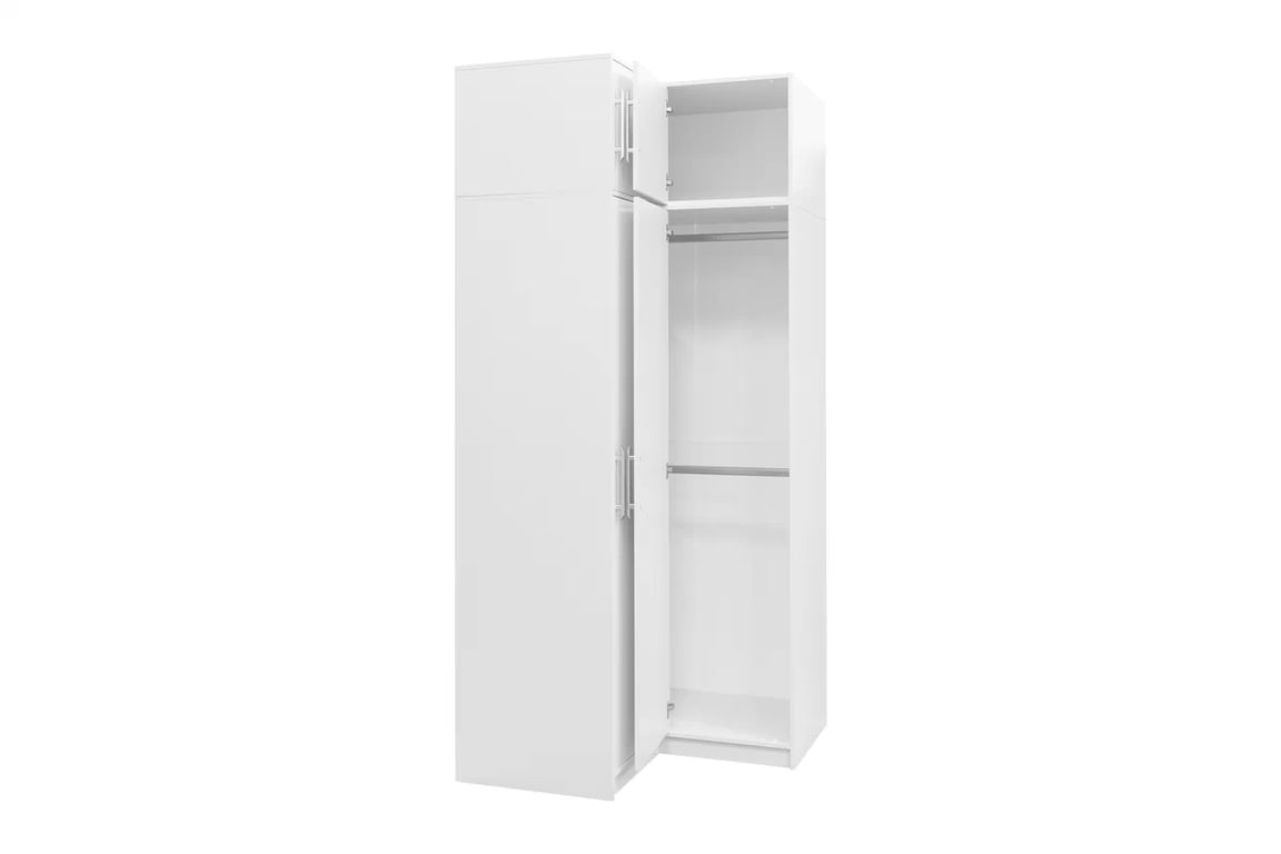 Dulap colț Bali 109 cm cu extensie - alb dulap colț Bali z nadstawka 109 cm - biala