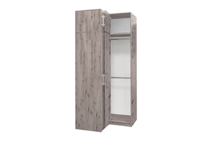 Dulap colț Bali 109 cm cu extensie - stejar wellington dulap colț Bali z nadstawka 109 cm - stejar wellington