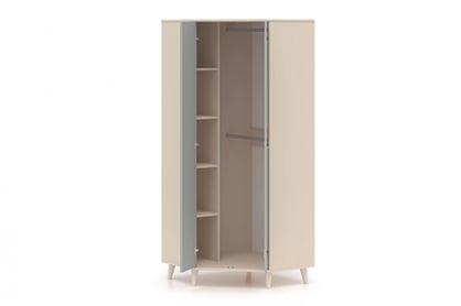 Dulap colțar Marla 80 cm - nisip deșert / palladium gri dulap colț Marla 80 cm - piasek pustyni / gri pallad