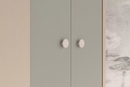 Dulap colțar Marla 80 cm - nisip deșert / palladium gri dulap colț Marla 80 cm - piasek pustyni / gri pallad