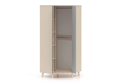 Dulap colțar Marla 80 cm - nisip deșert / palladium gri dulap colț Marla 80 cm - piasek pustyni / gri pallad