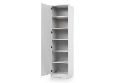 Skriňa Genius P 60 cm - biely lesk