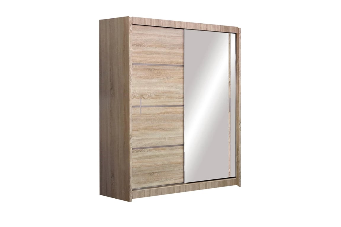 Dulap glisant Vista 150 cm cu oglindă - stejar sonoma Skříň Dub sonoma vista