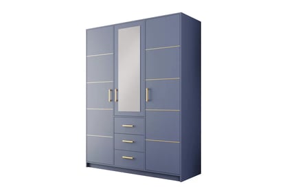 Dulap Bali 147 cm - albastru stins