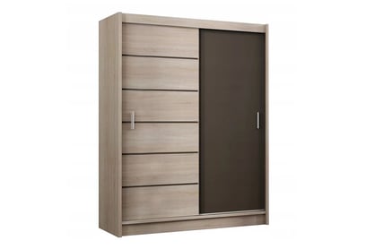 Dulap glisant cu 2 uși Sewilla 203 cm - stejar sonoma / lava
