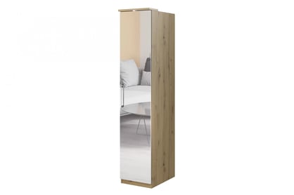 Skriňa jednodverová so zrkadlom Optima 57 L/P - Dub artisan Skriňa z zrkadlom Optima 45 cm - Dub artisan
