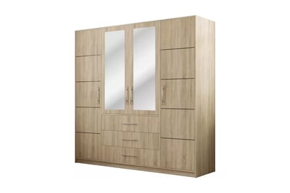 Skříň Bali 196 cm - dub sonoma