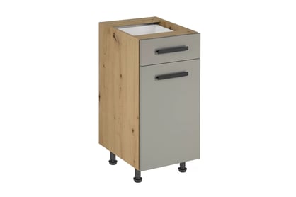 Langen D40S1 alsószekrény 1 ajtóval és 1 fiókkal - beige Szafka konyha also Langen D40S1 egyajtos z szuflada - beige