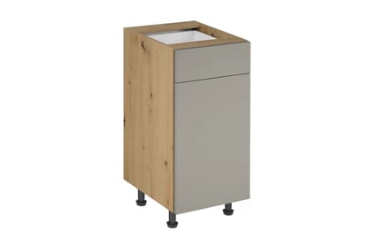Langen D40S1 alsószekrény 1 ajtóval és 1 fiókkal - beige