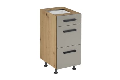Langen D40S3 alsószekrény 3 fiókkal - beige Szafka konyha also Langen D40S3 három fiokok - beige