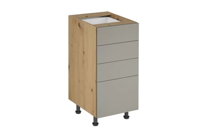 Langen D40S4 alsószekrény 4 fiókkal - beige