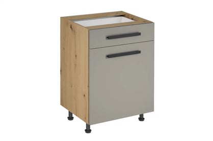 Langen D60S1 alsószekrény 1 ajtóval és 1 fiókkal - beige Szafka konyha also Langen D60S1 egyajtos z szuflada - beige