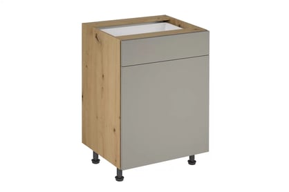 Langen D60S1 alsószekrény 1 ajtóval és 1 fiókkal - beige