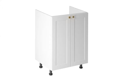 Kuchyňská skříňka Linea D60 dvoudveřová - bílá