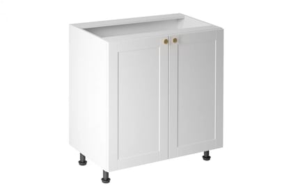 Kuchyňská skříňka Linea D80 dvoudveřová - bílá