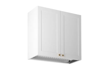 Kuchyňská skříňka Linea G80C s odkapávačem - bílá