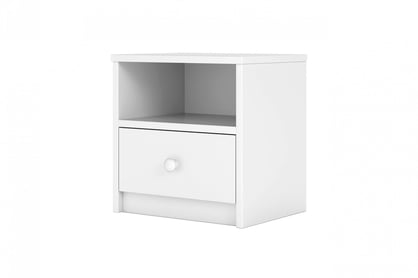 Bonzo éjjeliszekrény 40 cm fiókkal - fehér