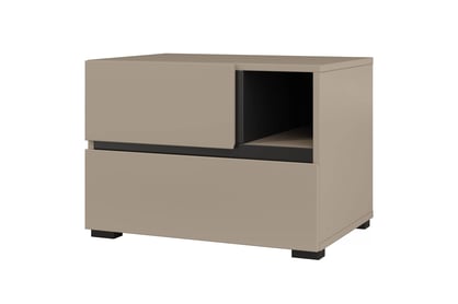 Gramon éjjeliszekrény 55 cm - kasmír / fekete