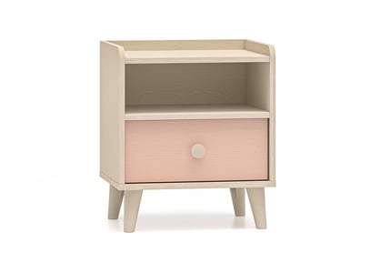 Marla éjjeliszekrény 45 cm - sivatagi homok / millennial pink