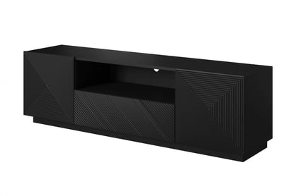 Comodă TV Asha 167 cm - negru mat
