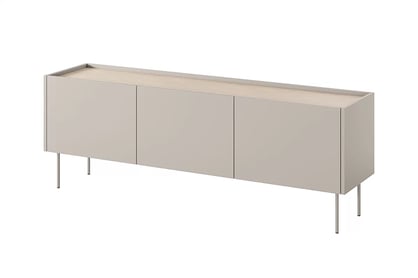 Desin 170 3D2SZ háromajtós TV-szekrény kettő fiókkal - kasmír / nagano-tölgy TV-szekrény Desin 170 cm z 2 ukrytymi fiokok - kasmír / dab nagano