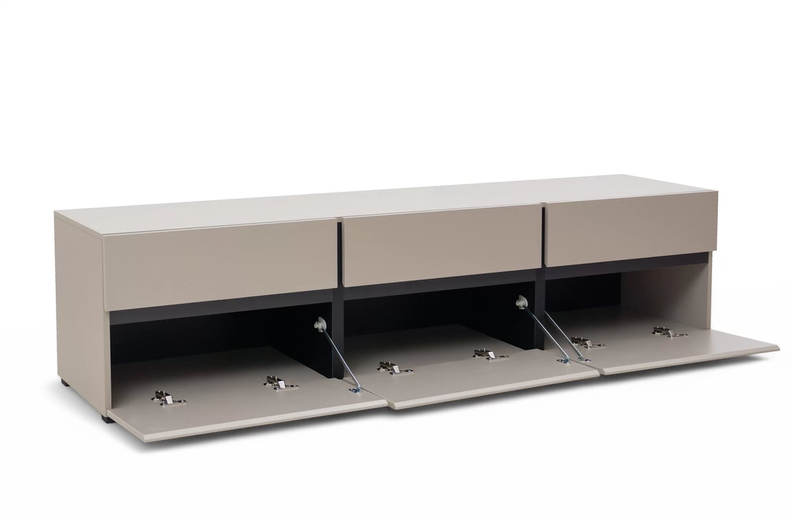 TV stolek Gramon 180 cm se zásuvkami - congo / černá skříňka RTV Gramon 180 cm se zásuvkami - congo / černá