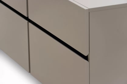 TV stolek Gramon 180 cm se zásuvkami - congo / černá skříňka RTV Gramon 180 cm se zásuvkami - congo / černá