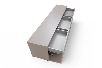 TV stolek Gramon 180 cm se zásuvkami - congo / černá skříňka RTV Gramon 180 cm se zásuvkami - congo / černá