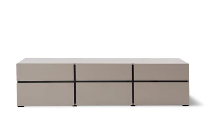 TV stolek Gramon 180 cm se zásuvkami - congo / černá skříňka RTV Gramon 180 cm se zásuvkami - congo / černá