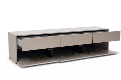 TV stolek Gramon 180 cm se zásuvkami - congo / černá skříňka RTV Gramon 180 cm se zásuvkami - congo / černá