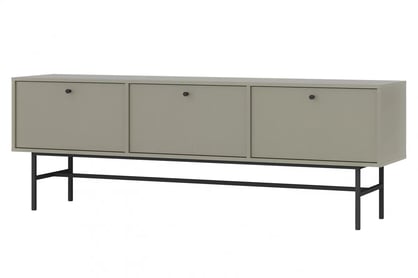 TV stolek Lotina III 180 cm 3K - eukalyptus / černé nožky
