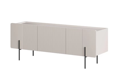 TV stolek Malmi 150 cm - kašmírová / černé nožky
