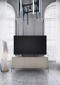 Sonatia 150 háromajtós TV-szekrény - kasmír TV-szekrény háromajtos z ukryta szuflada Sonatia 150 cm - kasmír