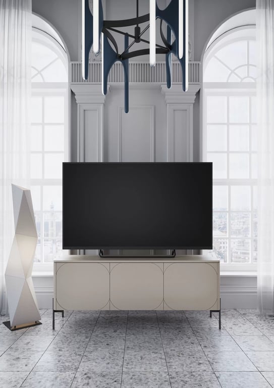 Sonatia 150 háromajtós TV-szekrény - kasmír TV-szekrény háromajtos z ukryta szuflada Sonatia 150 cm - kasmír