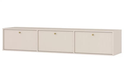 TV stolík závesná Lotina IV 3K - 180 cm - Béžová Pieskový