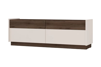 Beliza TV szekrény 149 cm fiókokkal - homokbézs / okapi dió