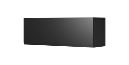 Závesná skrinka Loftia 120 cm - čierna / čierny mat