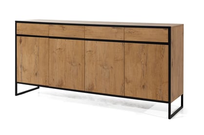Loft 4D4S fiókos komód 190 cm / tölgy lancelot